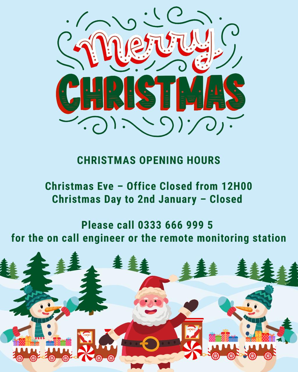 Xmas Hours